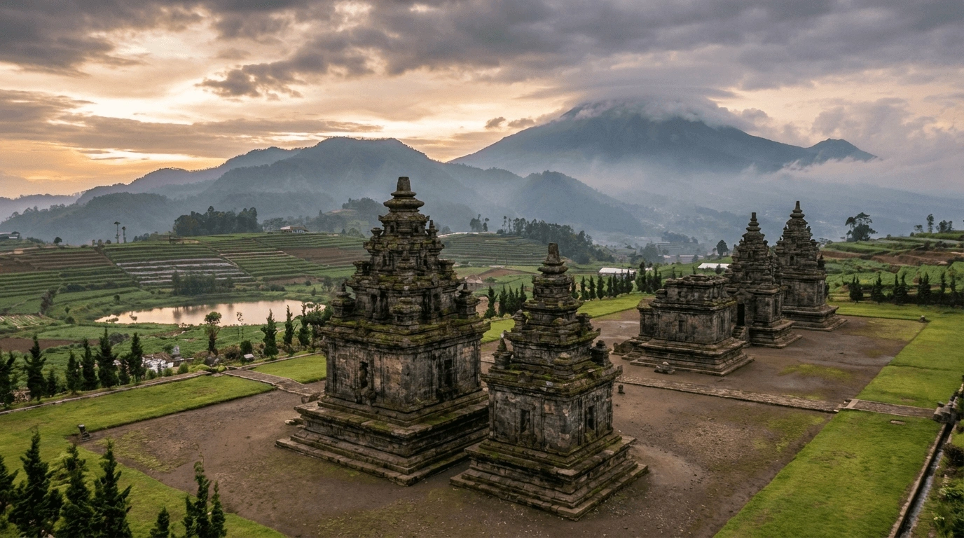 Wisata sejarah candi arjuna dieng sejarah nusantara